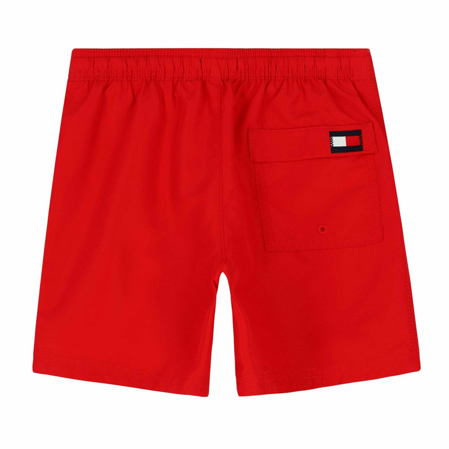 Boys Red Logo Swimshort, 2, hi-res