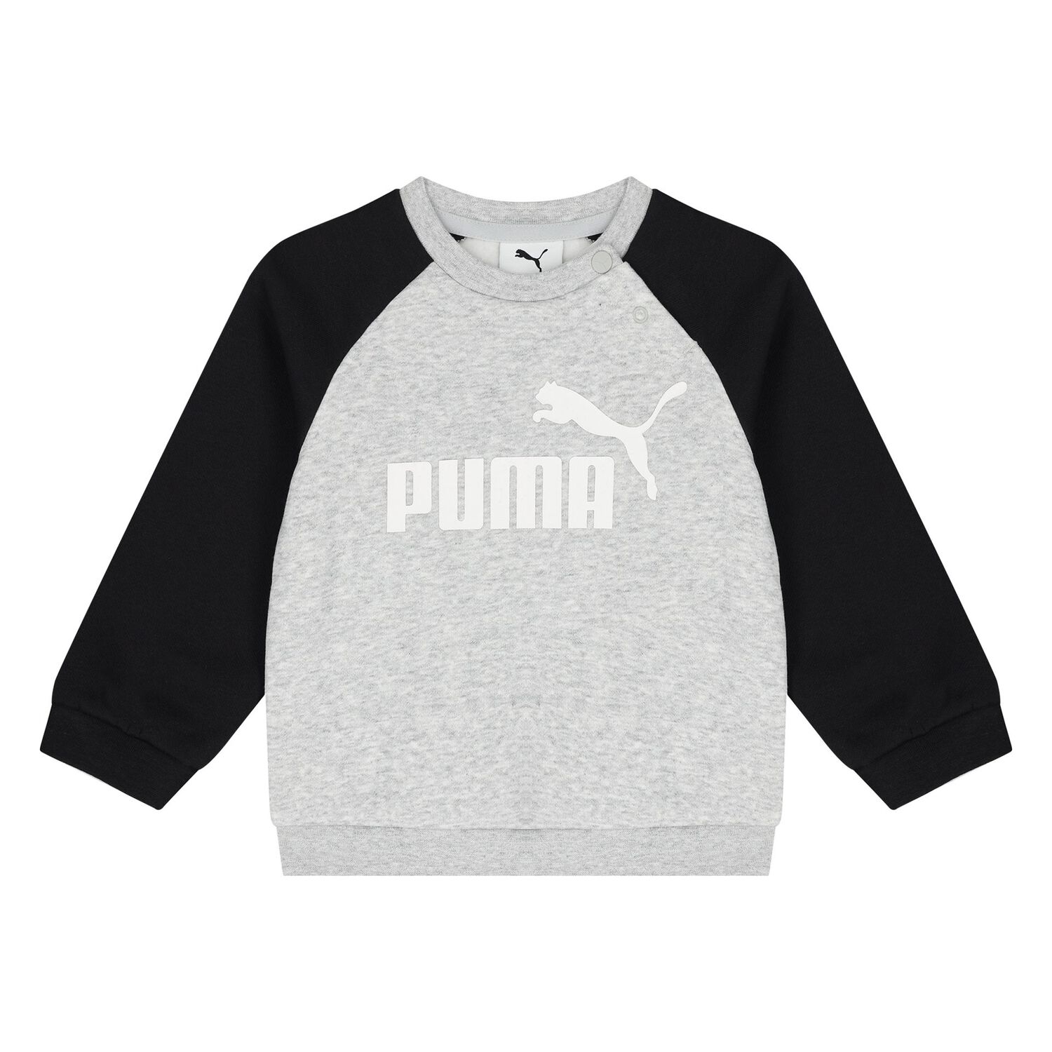 Younger Boys Black & Grey Logo Tracksuit, 1, hi-res