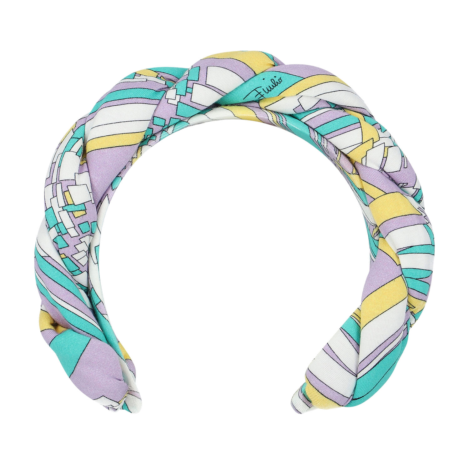 Emilio Pucci Girls Purple, Yellow, Green & White Headband  display picture 2