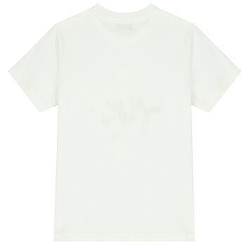 Boys White Polo Bear T-Shirt