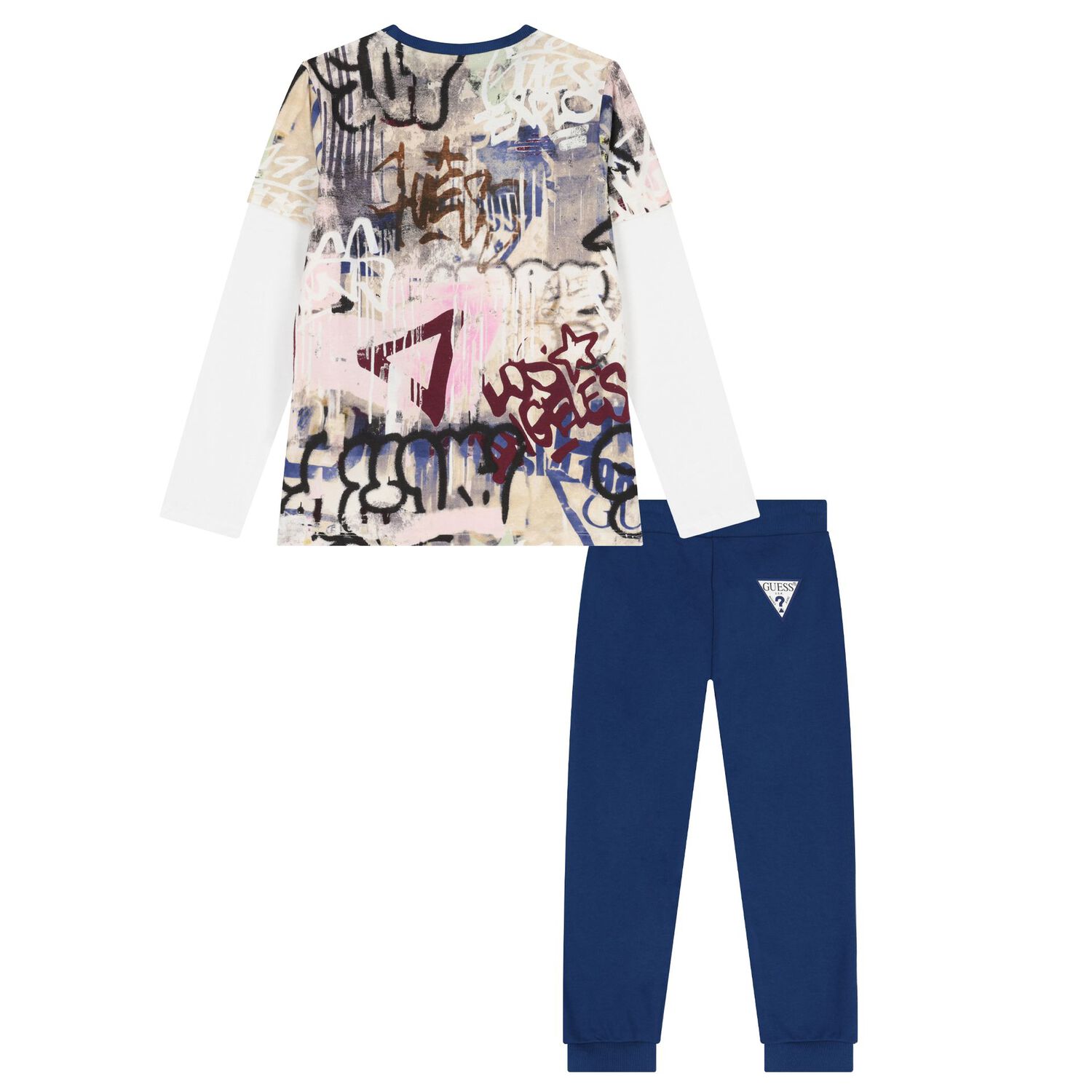 Boys Multi-Coloured Logo Tracksuit, 1, hi-res image number null