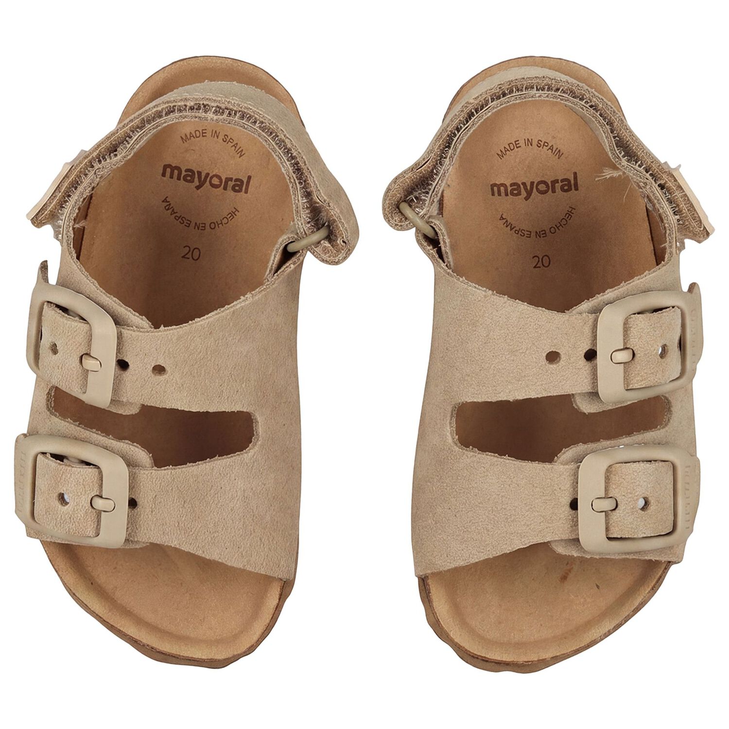 Baby Boys Beige Leather Sandal, 2, hi-res