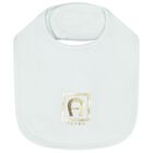 Baby Boys Blue & Gold Logo Baby Bib, 2, hi-res