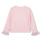 Girls Pink Heart Long Sleeve Top, 1, hi-res