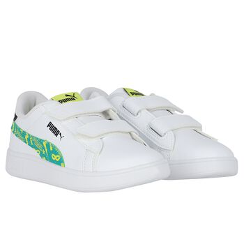 Boys White Smash 3.0 Trainers