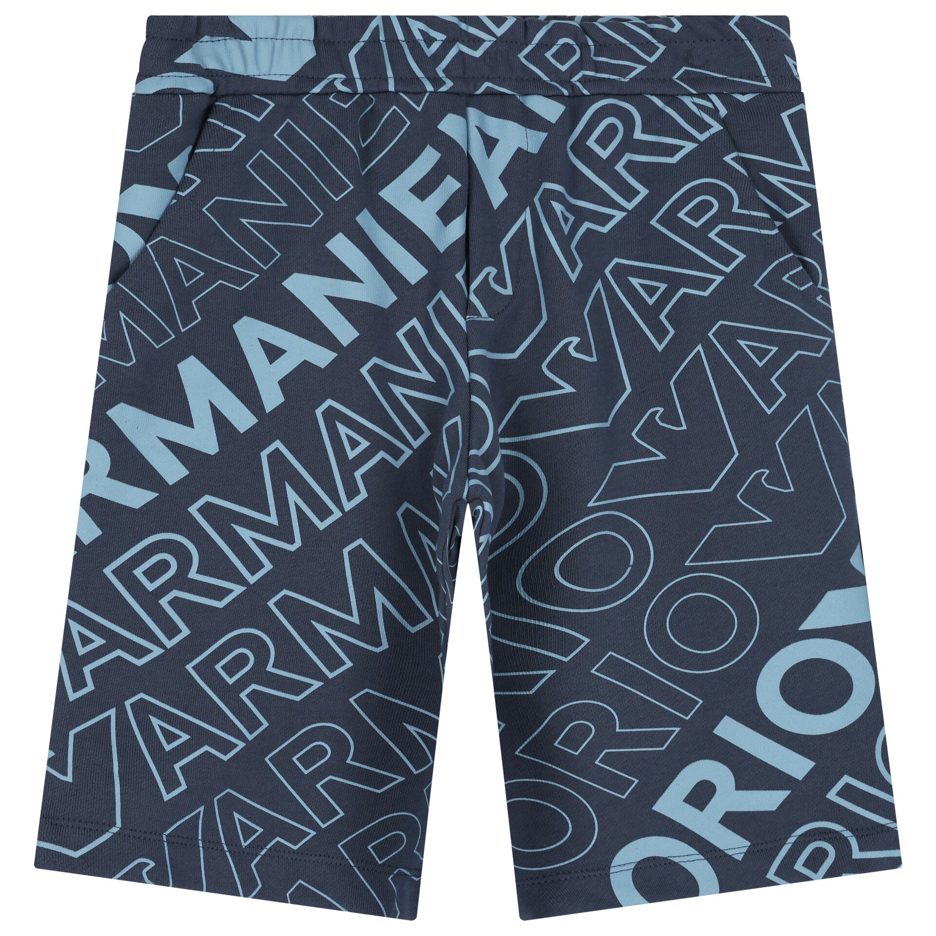 Blue armani shorts outlet