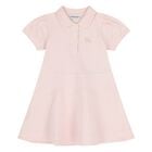 Younger Girls Pink Logo Dress, 1, hi-res