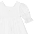 Girls Ivory Chiffon Dress, 1, hi-res