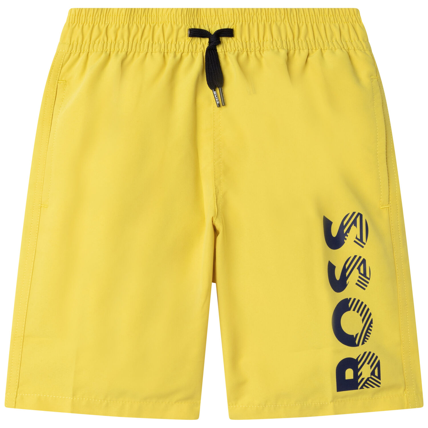 Boys Yellow Logo Swim Shorts, 1, hi-res image number null