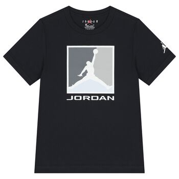 Nike Kids Boys Black Jordan Logo T-Shirt, 1 Boys Black Jordan Logo T-Shirt