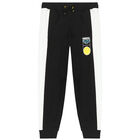 Black & White Logo Joggers, 1, hi-res