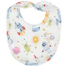 طقم أولاد أفرول بطبعة باللون الأبيض, 1, hi-res