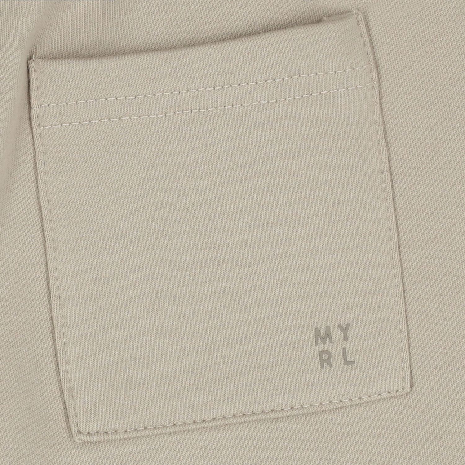 Boys Beige Logo Shorts, 2, hi-res