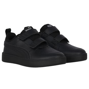 Black Logo Rickie V Inf Trainers