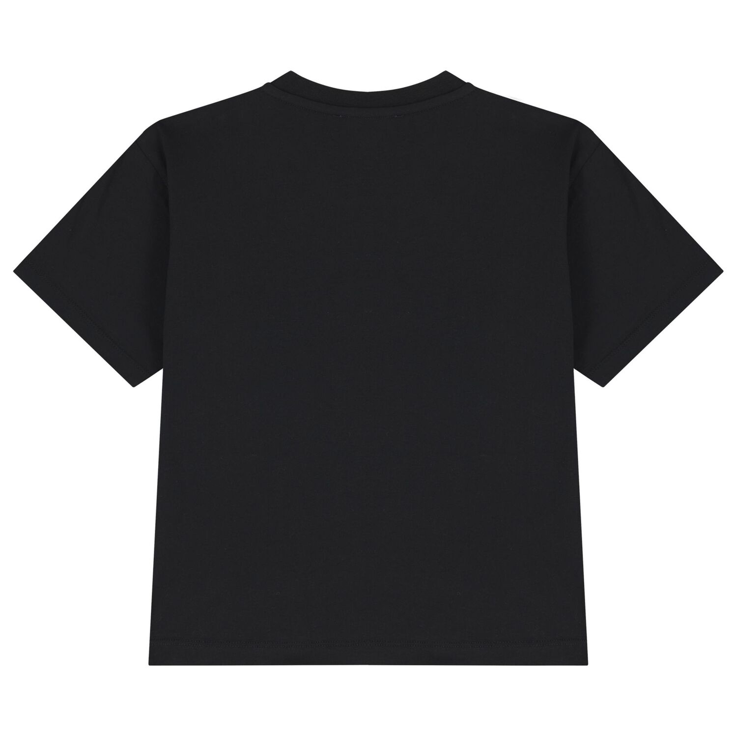 Boys Black Logo T-Shirt, 1, hi-res