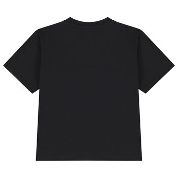 Boys Black Logo T-Shirt
