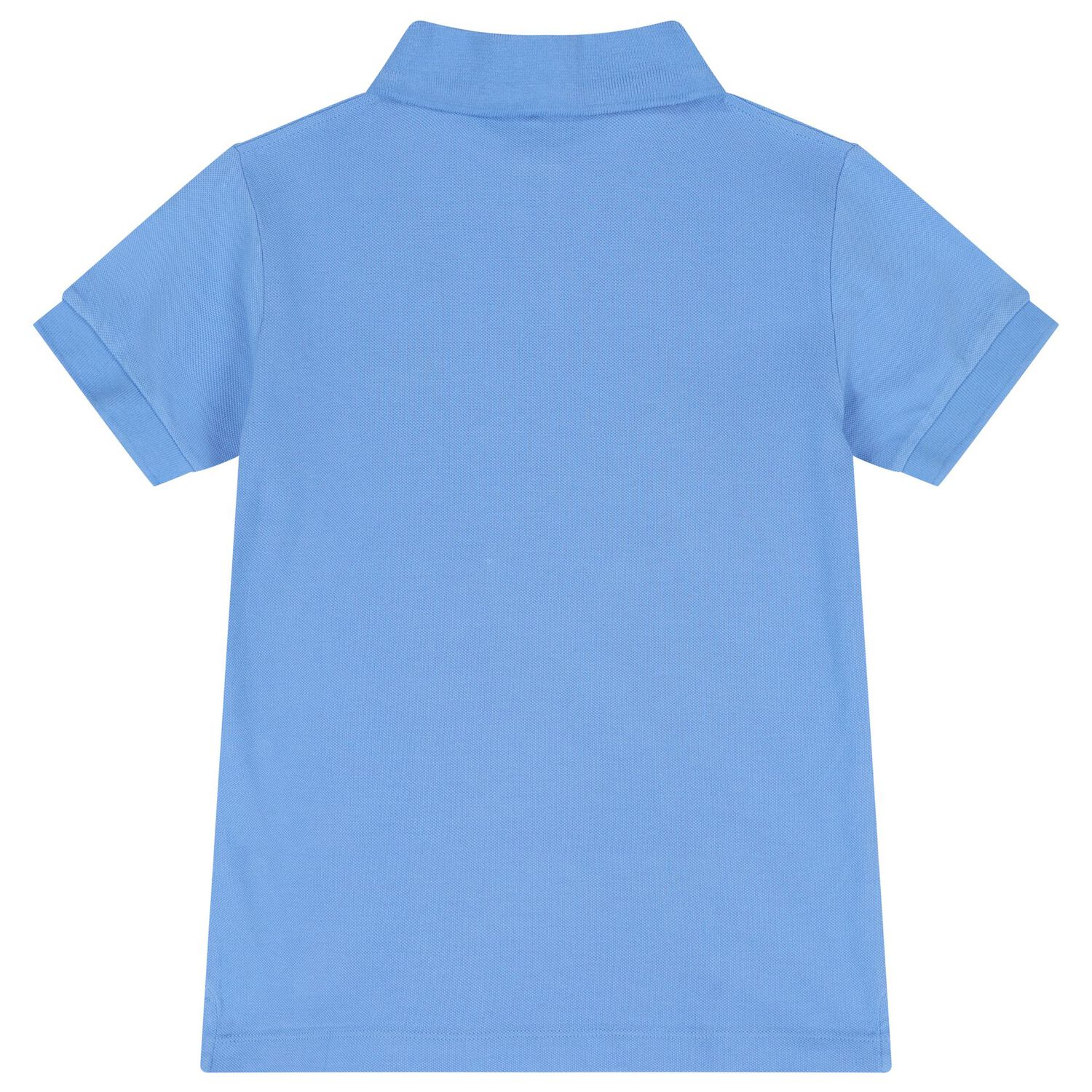 قميص بولو بالشعار باللون الازرق للاولاد, 1, hi-res