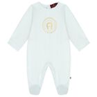 Baby Boys Blue Logo Babygrow, 2, hi-res
