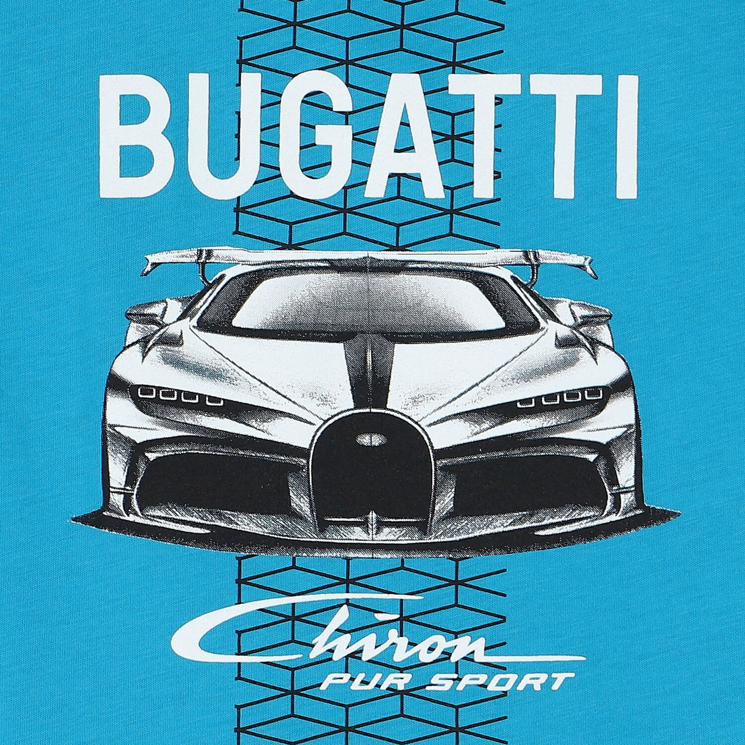 تيشيرت أولاد بالشعار باللون الأزرق, 3, hi-res