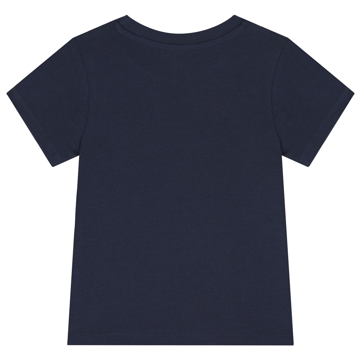 Girls Navy Blue Logo T-Shirt, 3, hi-res image number null