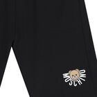 Black Teddy Bear Logo Shorts, 1, hi-res