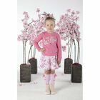 Girls Pink Floral Skirt, 1, hi-res