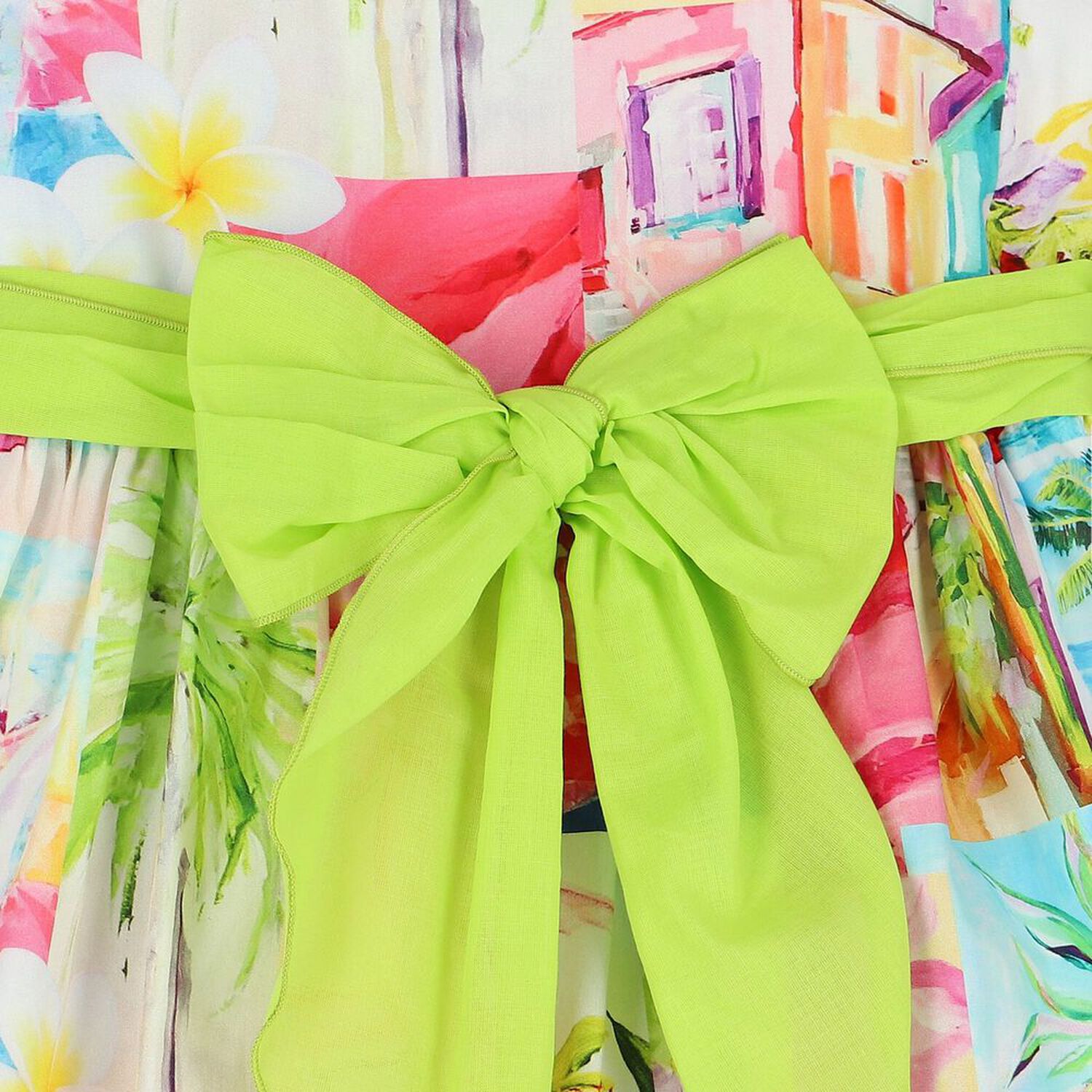 Girls Multi-Colored Bow Dress, 1, hi-res image number null
