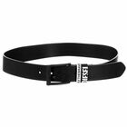 Boys Black Leather Belt, 1, hi-res