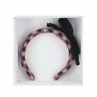 Girls Black & Pink Headband, 1, hi-res