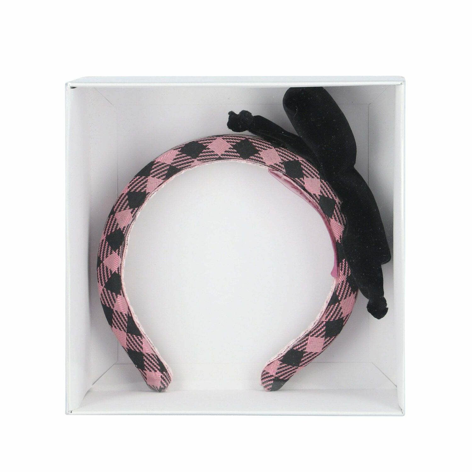 Girls Black & Pink Headband, 1, hi-res image number null