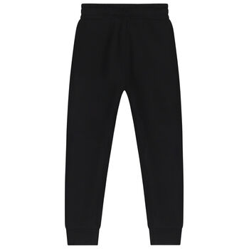 Boys Black Logo Joggers