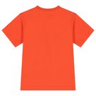 Boys Orange Logo T-Shirt, 1, hi-res