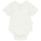 Baby Girls White & Pink Bodysuits ( 2-Pack ), 2, hi-res