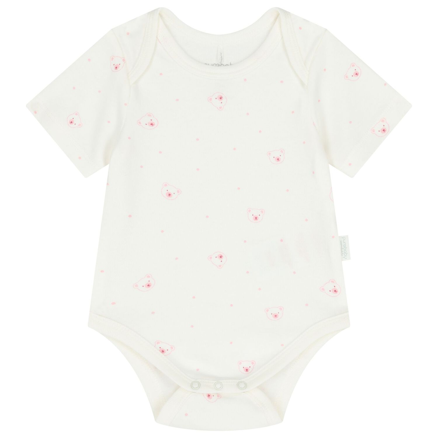 Baby Girls White & Pink Bodysuits ( 2-Pack ), 2, hi-res image number null