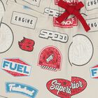 Boys Beige Logo Shorts, 1, hi-res