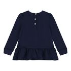 Baby Girls Navy Blue Teddy Bear Tracksuit, 1, hi-res