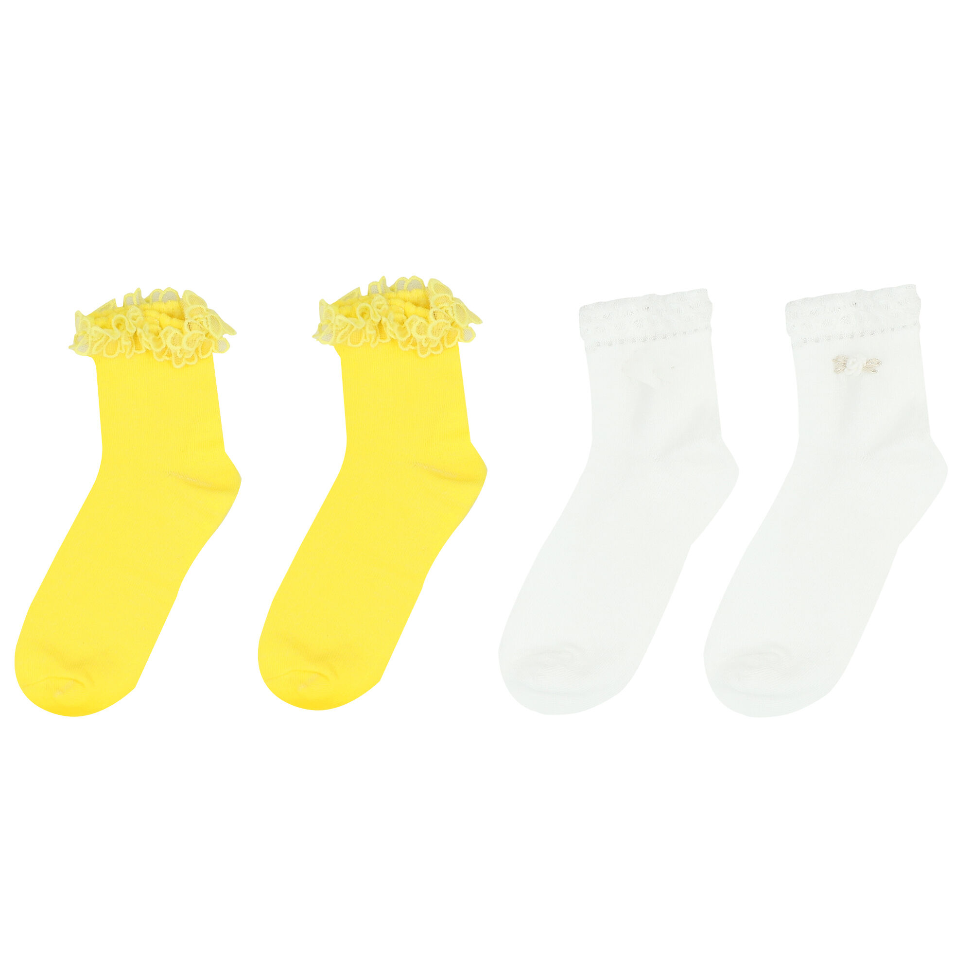 Yellow toddler socks shop