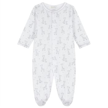 Ivory & Grey Just Giraffe Babygrow
