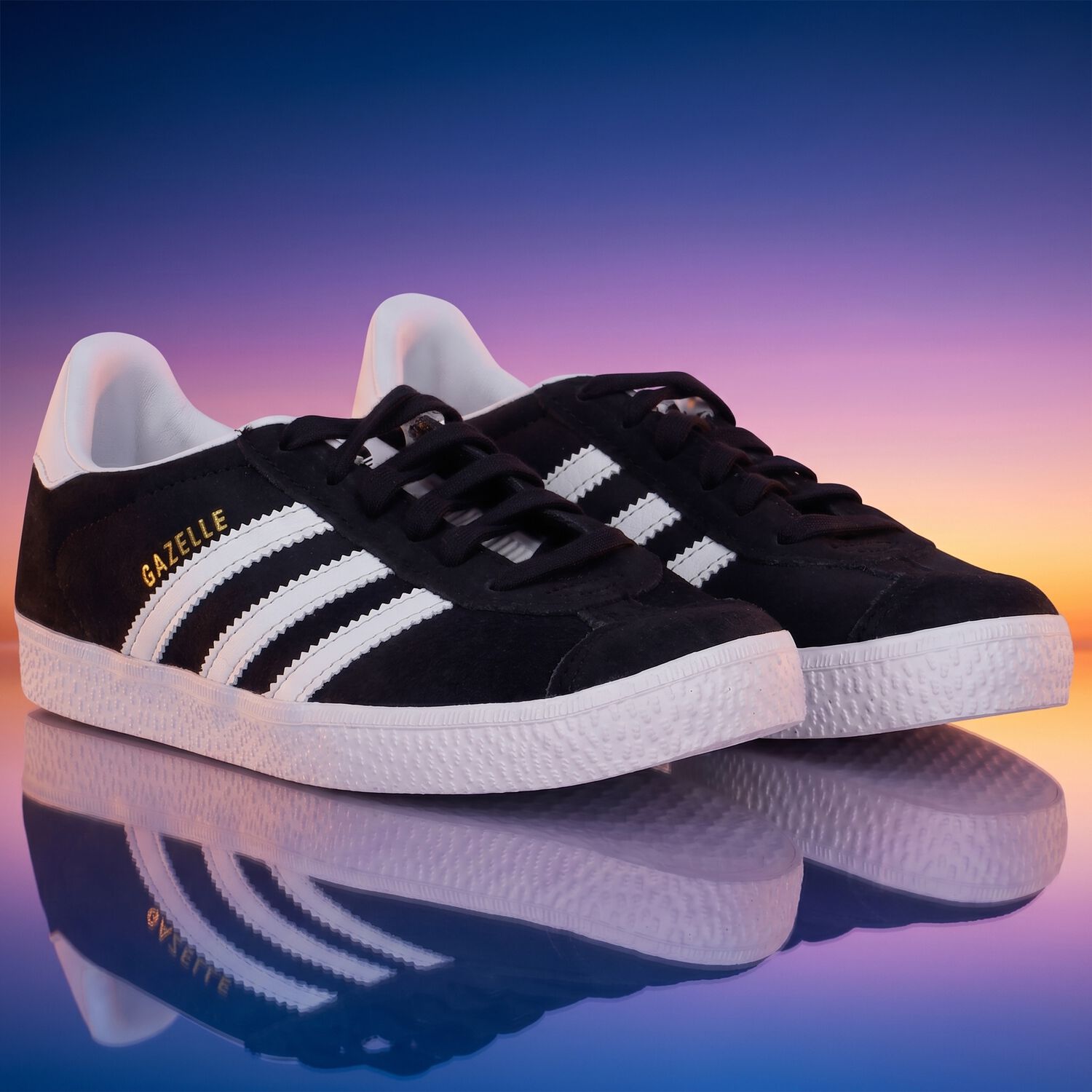 Black Gazelle Trainers, 1, hi-res