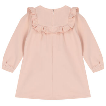 Younger Girls Pink Logo Dress