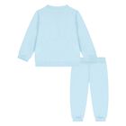 Younger Blue Teddy Bear Logo Tracksuit, 2, hi-res