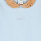 Baby Boys Blue & Beige Geo Map Babygrow Gift Set, 1, hi-res