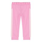 Baby Girls Pink & White Tracksuit, 1, hi-res