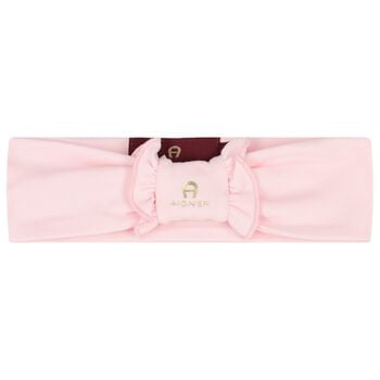 Baby Girls Pink Logo Headband 