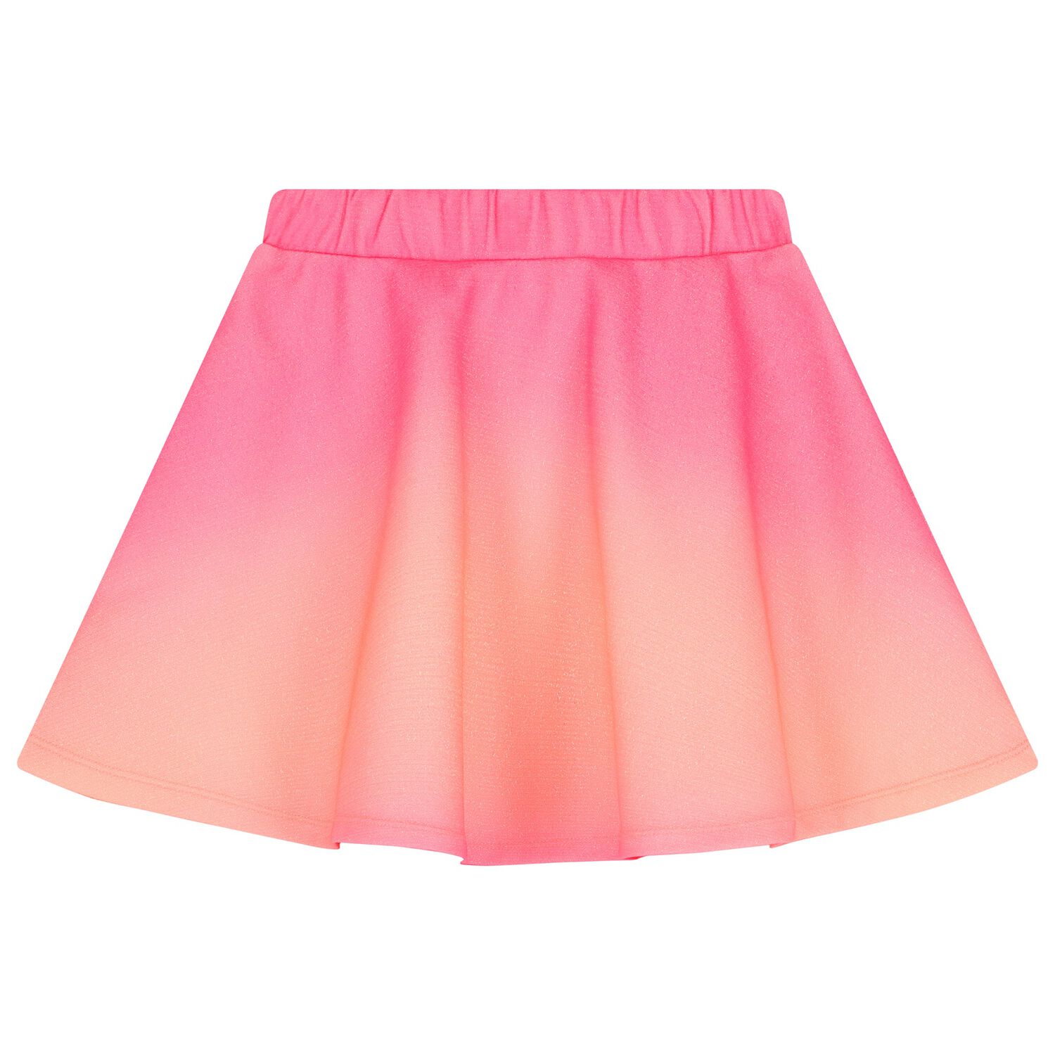Girls Glittery Neon Pink Skirt, 1, hi-res