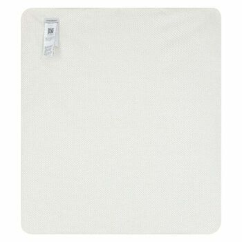 White & Beige Logo Blanket