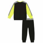 Boys Black & Grey Tracksuit, 1, hi-res