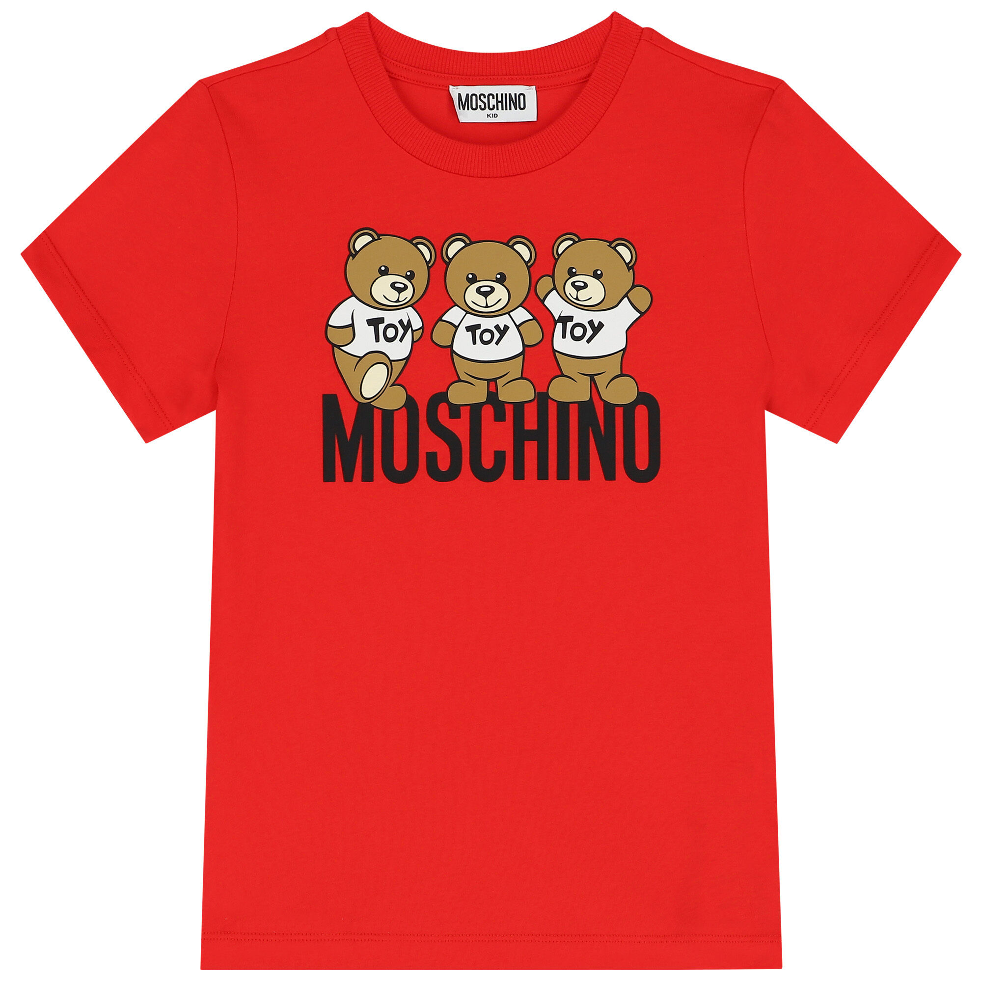 Red moschino discount shirt