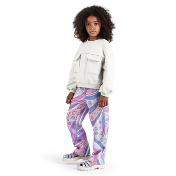 Girls Pink & Lilac Fontane Trousers