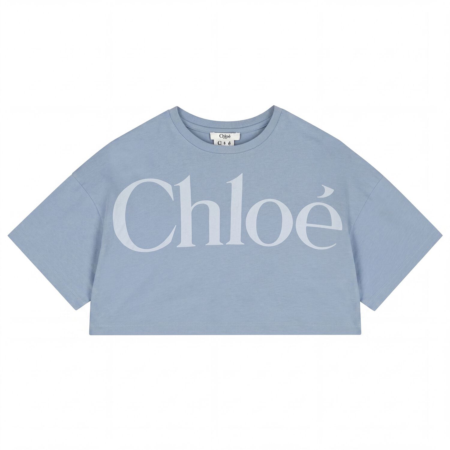 Girls Mini Me Blue Logo T-Shirt, 1, hi-res